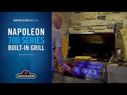 Napoleon 700 Series Built-In Gas Grill Canada | Luxe Barbeque Company Winnipeg