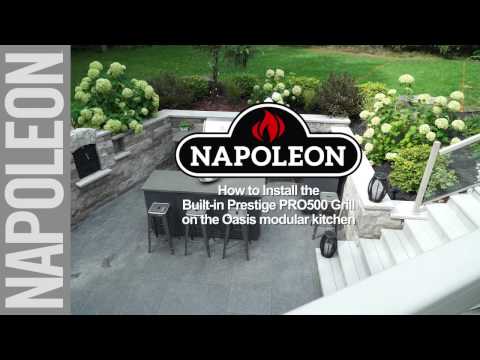 Napoleon Prestige Pro 500 Built-In Gas Grill Canada | Luxe Barbeque Company Winnipeg