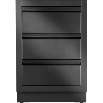 Napoleon Oasis 2 Drawer Cabinet - Matte Black