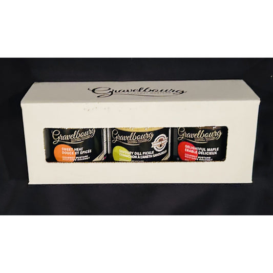 Gravelbourg Gourmet Mustard - Variety 3 Pack Gift Box