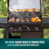 Charbroil - Pro Series 4 Burner Gas Grill and Griddle with Side Burner