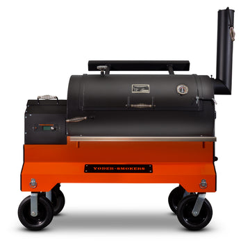 Yoder YS1500S Comp Cart Pellet Grill - Orange