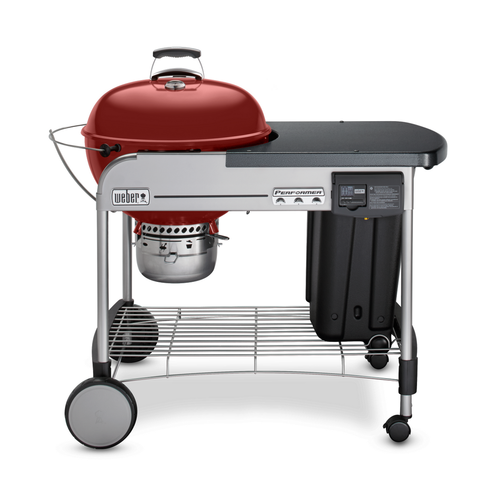 Weber Performer Deluxe Charcoal Grill - Crimson