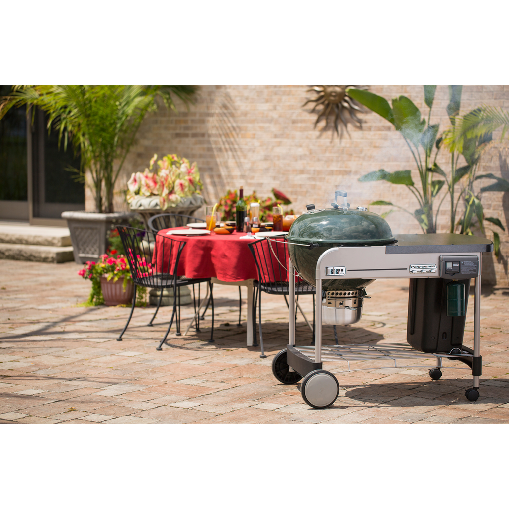 Weber Performer Deluxe Charcoal Grill - Green