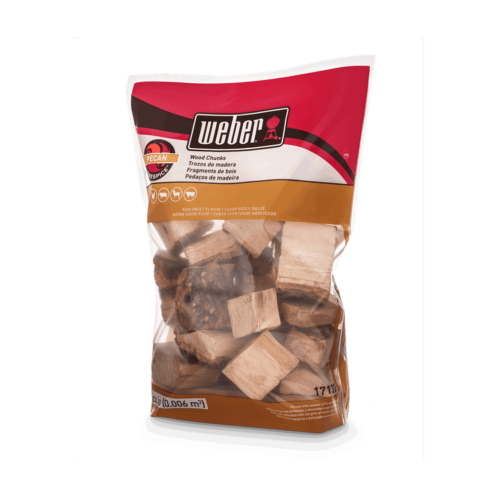 Weber Firespice Pecan Wood Chunks-BBQ Accessories-Luxe Barbeque Company Winnipeg, Canada