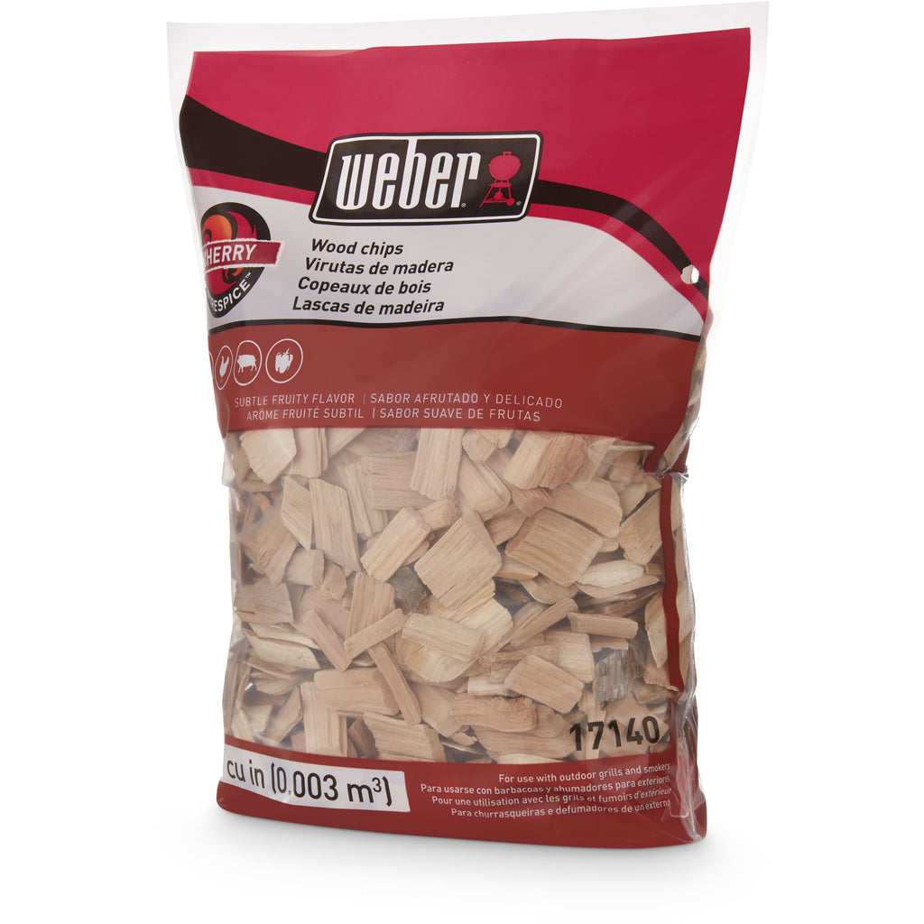 Weber Firespice Cherry Wood Chips-BBQ Accessories-Luxe Barbeque Company Winnipeg, Canada