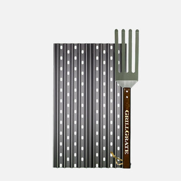 Grill Grate 17.375" Pellet Grill Sear Station 2 Panel Kit