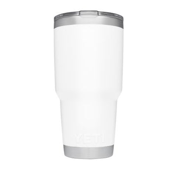 Yeti Rambler 30oz / 877ml Tumbler with Magslider Lid - White