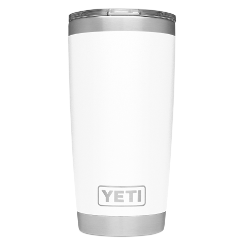 Yeti Rambler 591ml/ 20oz Tumbler with Magslider Lid - White