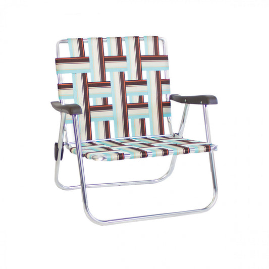 Kuma Outdoor Gear  - Backtrack Low Chair - Fezz - Teal/Brown