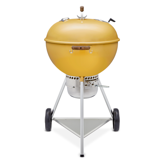 Weber - 70th Anniversary Kettle 22" Charcoal Grill - Hot Rod Yellow