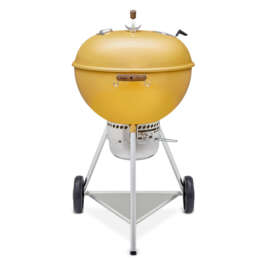 Weber - 70th Anniversary Kettle 22" Charcoal Grill - Hot Rod Yellow