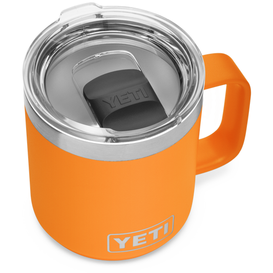 Yeti Rambler 10oz/295ml Stackable Mug With Magslider Lid - King Crab Orange