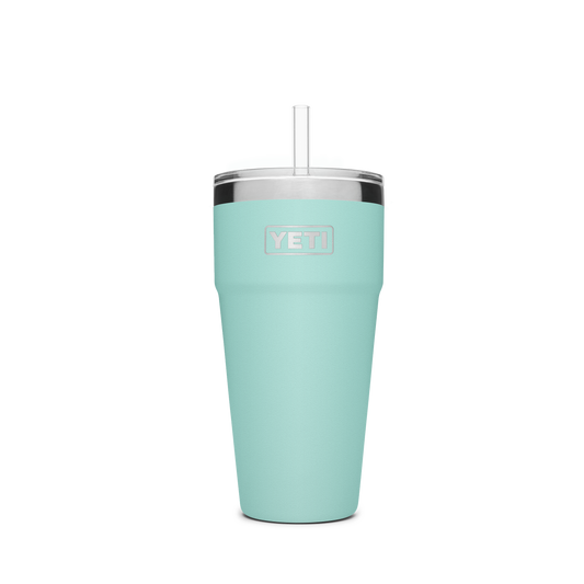 Yeti Rambler 26oz/769ml Stackable Cup with Straw Lid - Seafoam