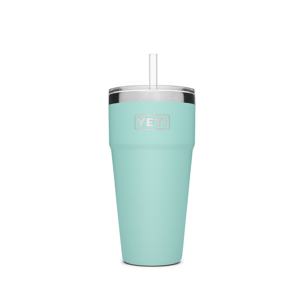 Yeti Rambler 26oz/769ml Stackable Cup with Straw Lid - Seafoam