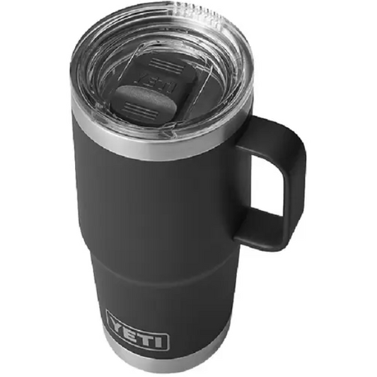 Yeti Rambler 20oz/591ml Travel Mug With Stronghold Lid - Black