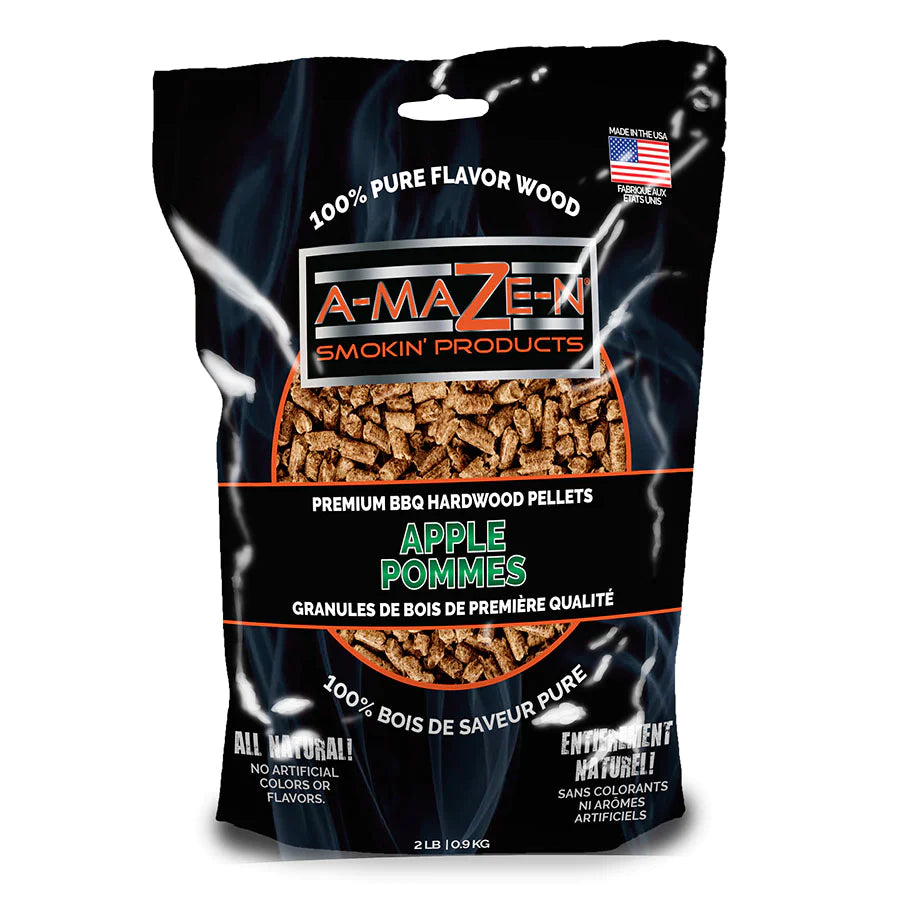 image of A-MAZE-N - Apple Pellets 2Lbs-Luxe Barbeque Company