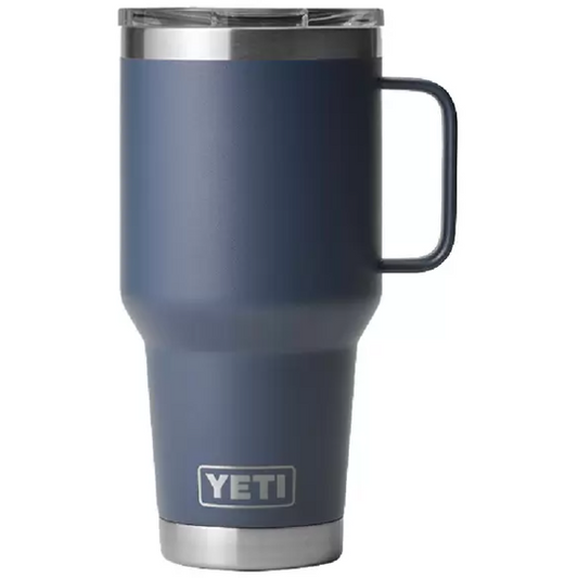 Yeti Rambler 30oz/887ml Travel Mug With Stronghold Lid - Navy