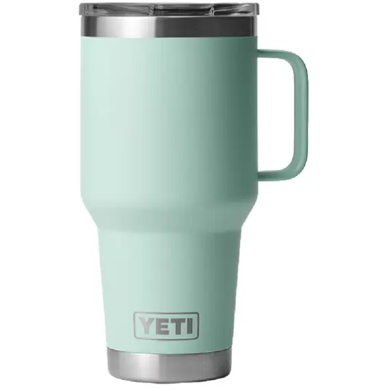 Yeti Rambler 30oz/887ml Travel Mug With Stronghold Lid - Seafoam