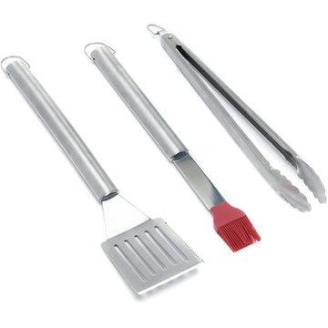 Grill Pro stainless steel Tube Handle Tool Set-3Pc