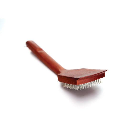 Grill Pro Heavy Duty Hardwood Handle Grill Brush