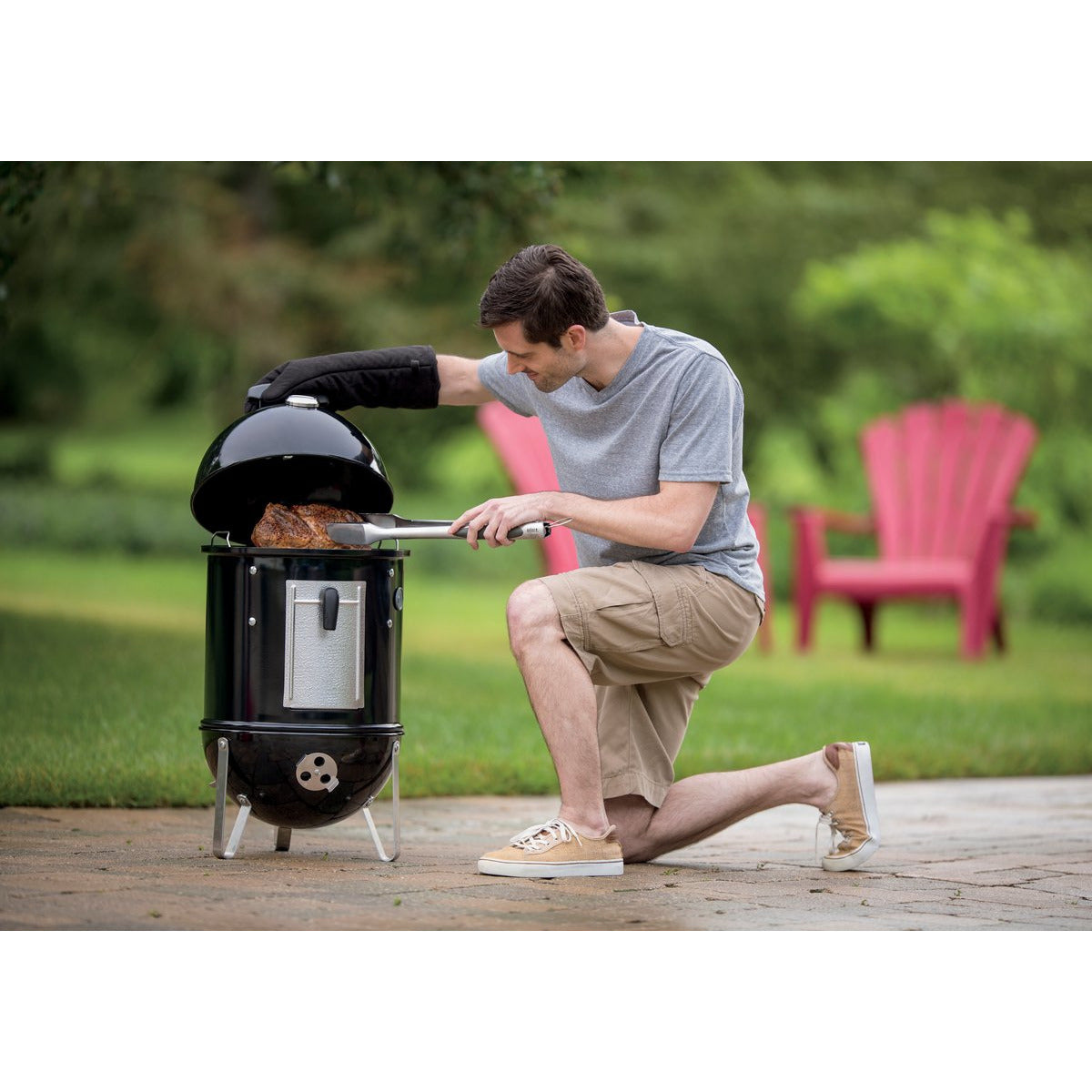 Weber 14" Smokey Mountain Cooker Smoker-Luxe Barbeque Company