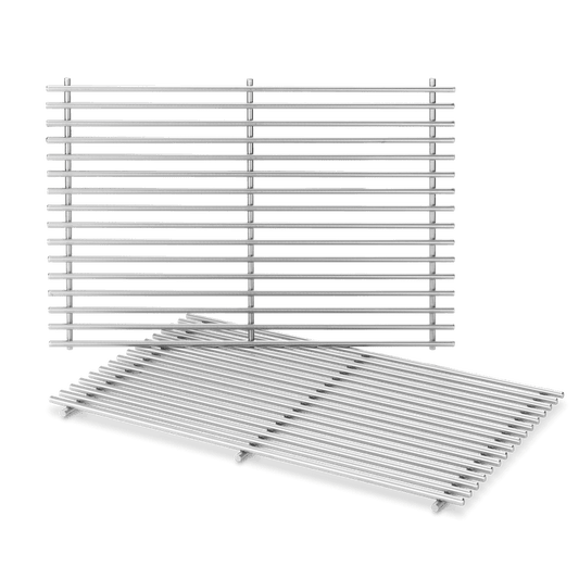 Weber Stainless Steel Cooking Grates-Spirit 300-BBQ Parts-Luxe Barbeque Company