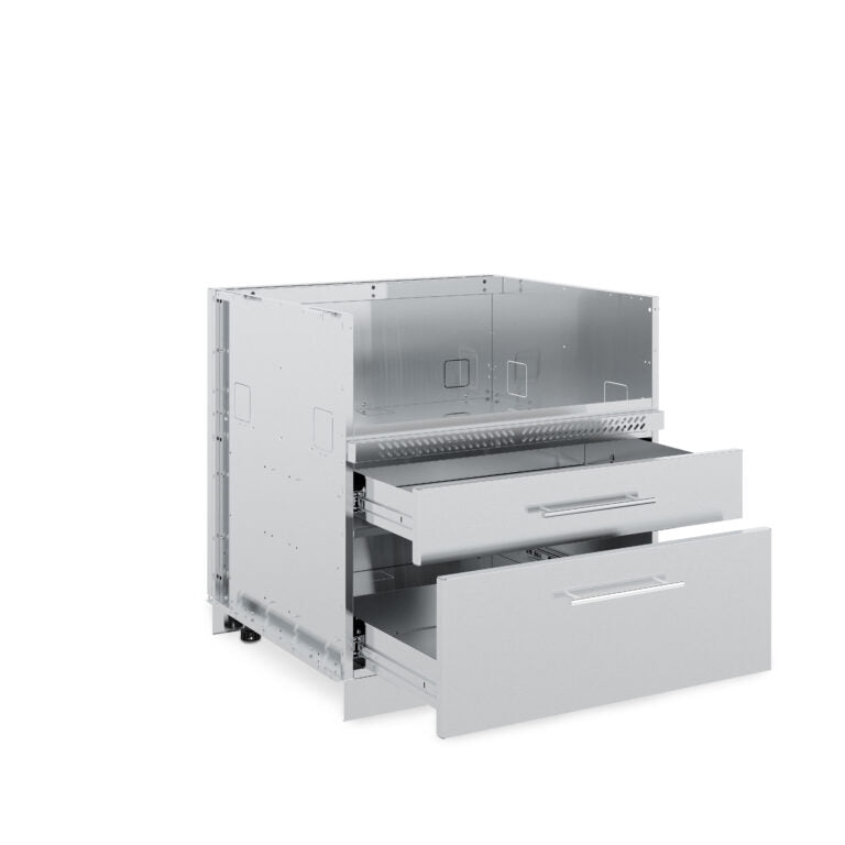 Broil King - 4 Burner Grill Head Stainless Cabinet