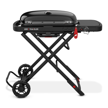 Weber - Traveler Portable Gas Grill - Stealth Edition – Luxe Weber - Traveler Portable Gas Grill - Stealth Edition – Luxe