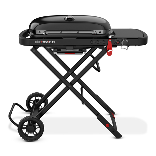 Weber - Traveler Portable Gas Grill - Stealth Edition