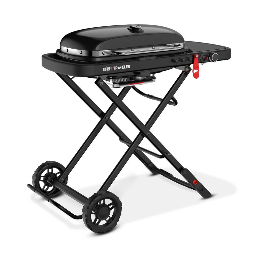 Weber - Traveler Portable Gas Grill - Stealth Edition