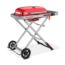 Weber - Traveler Portable Gas Grill - Red