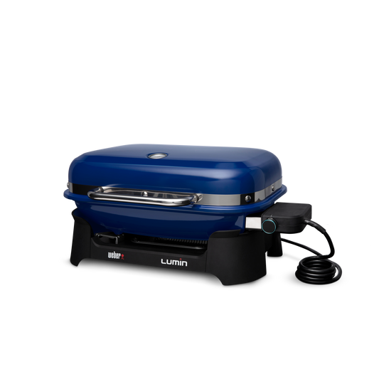 Weber - Lumin Electric Grill - Deep Ocean Blue