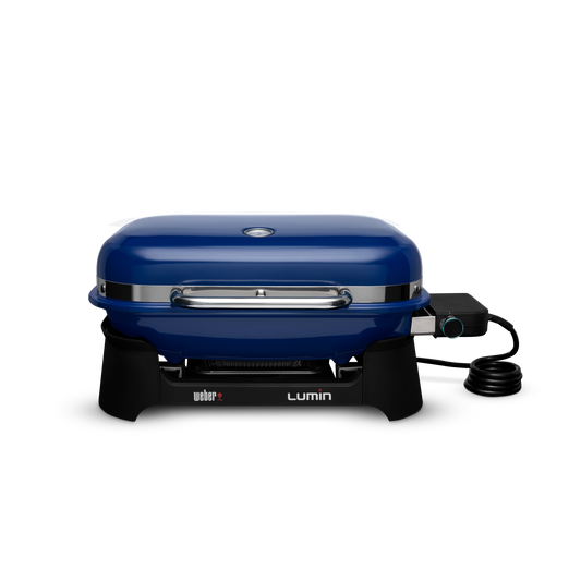 Weber - Lumin Electric Grill - Deep Ocean Blue