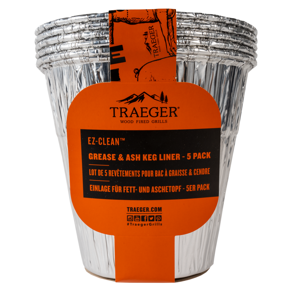Traeger - EZ Clean Grease & Ash Catcher Liner - 5 Pack