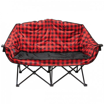 Kuma Outdoor Gear - Bear Buddy / Double Chair - Red/Black Plaid