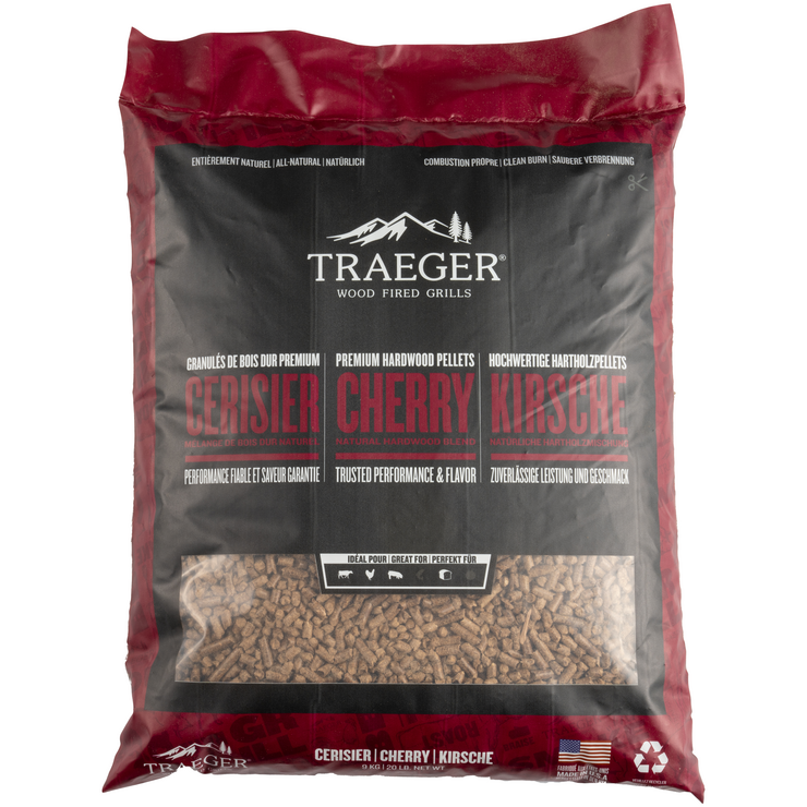 Traeger 20lb Cherry Flavour Wood Pellets Luxe Barbeque Company Winnipeg
