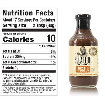 G Hughes Smokehouse Sugar Free - Mesquite BBQ Sauce