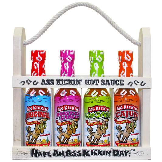 Ass Kickin' - Hot Sauce in a Wooden Crate