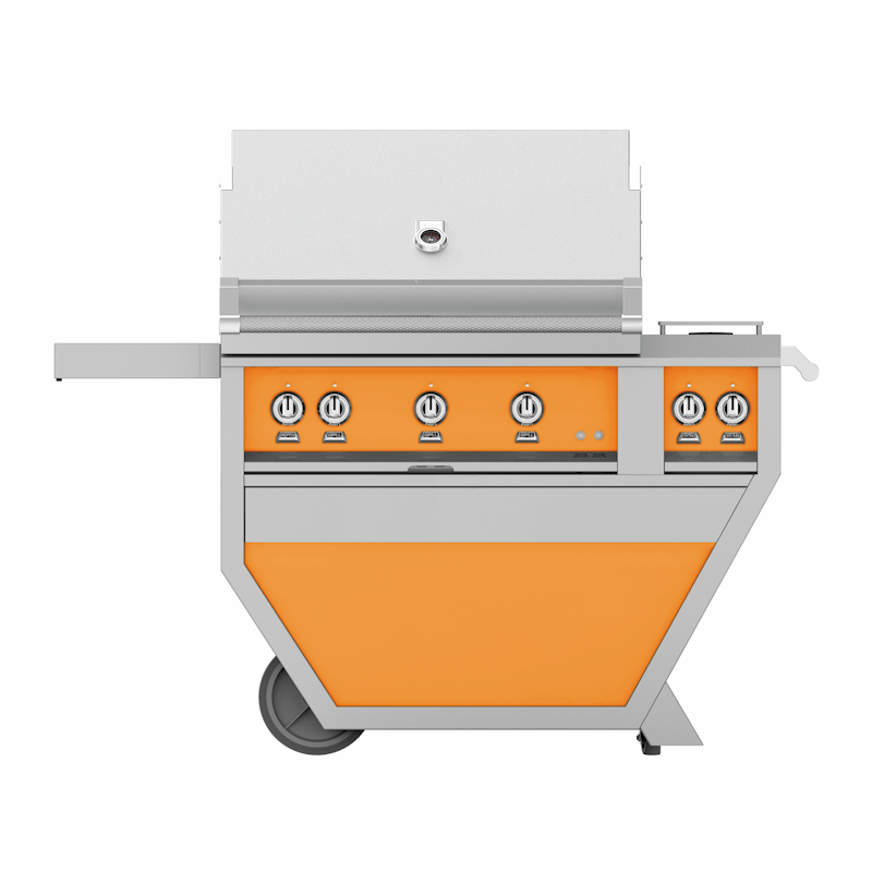 Hestan Outdoor 36" Deluxe Grill with Double Side Burner