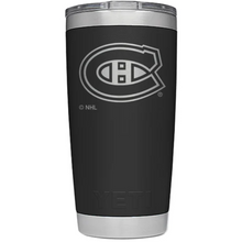 Yeti Rambler 591ml / 20oz Tumbler with Magslider Lid - Canadiens/Black