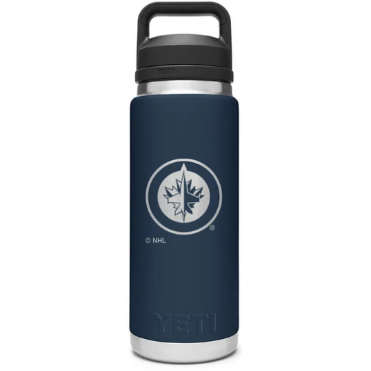 Yeti Rambler 26oz / 769ml Bottle with Chug Cap - Jets/Navy