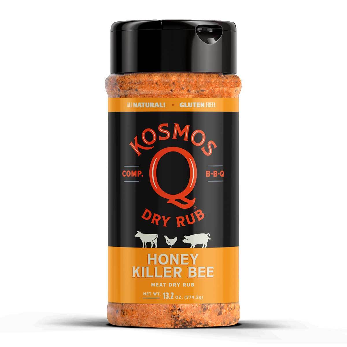 Kosmos Dry BBQ Rub-Honey Killer Bee-Luxe Barbeque Company Winnipeg, Canada