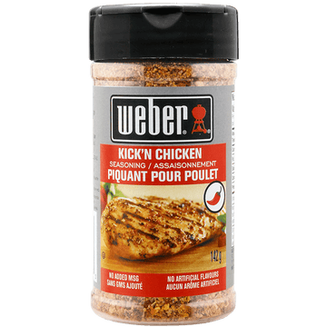 Weber Kickin' Chicken Seasoning-Luxe BBQ Winnipeg, Canada