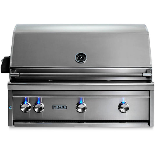 Lynx 36" Professional Built In Grill With 1 Trident IR Burner, 2 Ceramic Burners & Rotisserie