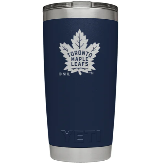 Yeti Rambler 591ml / 20oz Tumbler with Magslider Lid - Maple Leafs/Navy