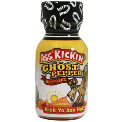 image of Ass Kickin' - Ghost Pepper Hot Sauce - Mini Bottle