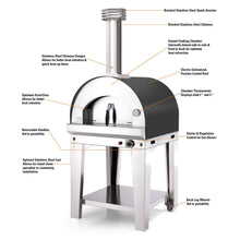 Fontana Forni Margherita Gas Pizza Oven (Top Only) - Anthracite