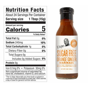 G Hughes Sugar Free - Orange Ginger Marinade