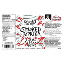 David's No Salt Smoked Paprika Rub